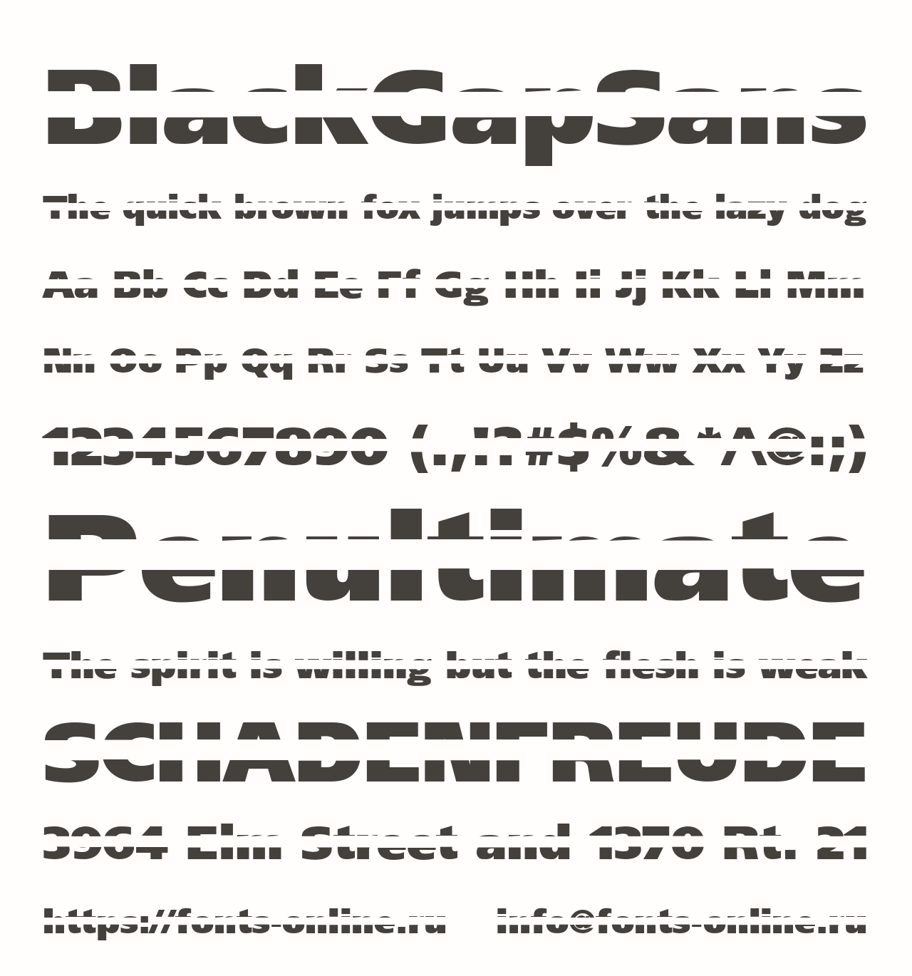 BlackGapSans Free Font Download