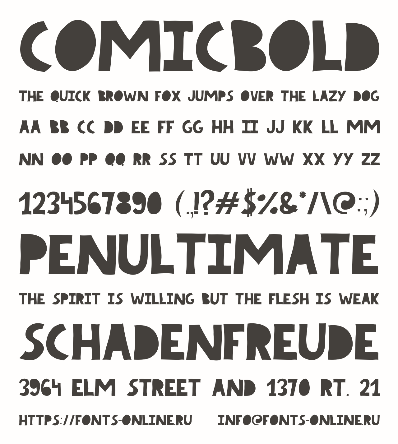 COMICBOLD Free Font Download