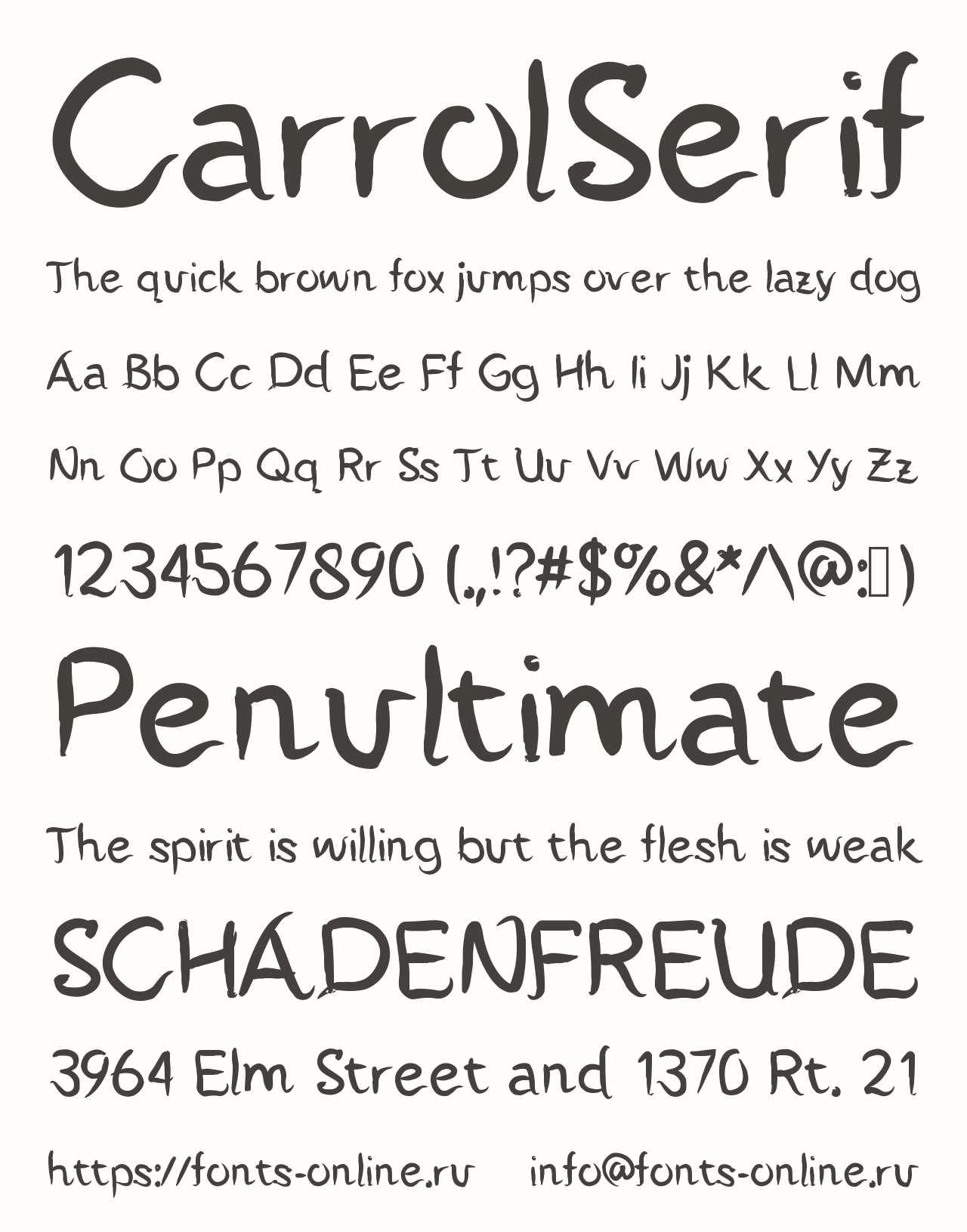 CarrolSerif Free Font Download