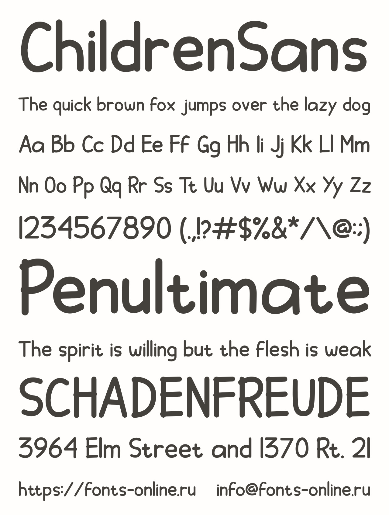 ChildrenSans Free Font Download