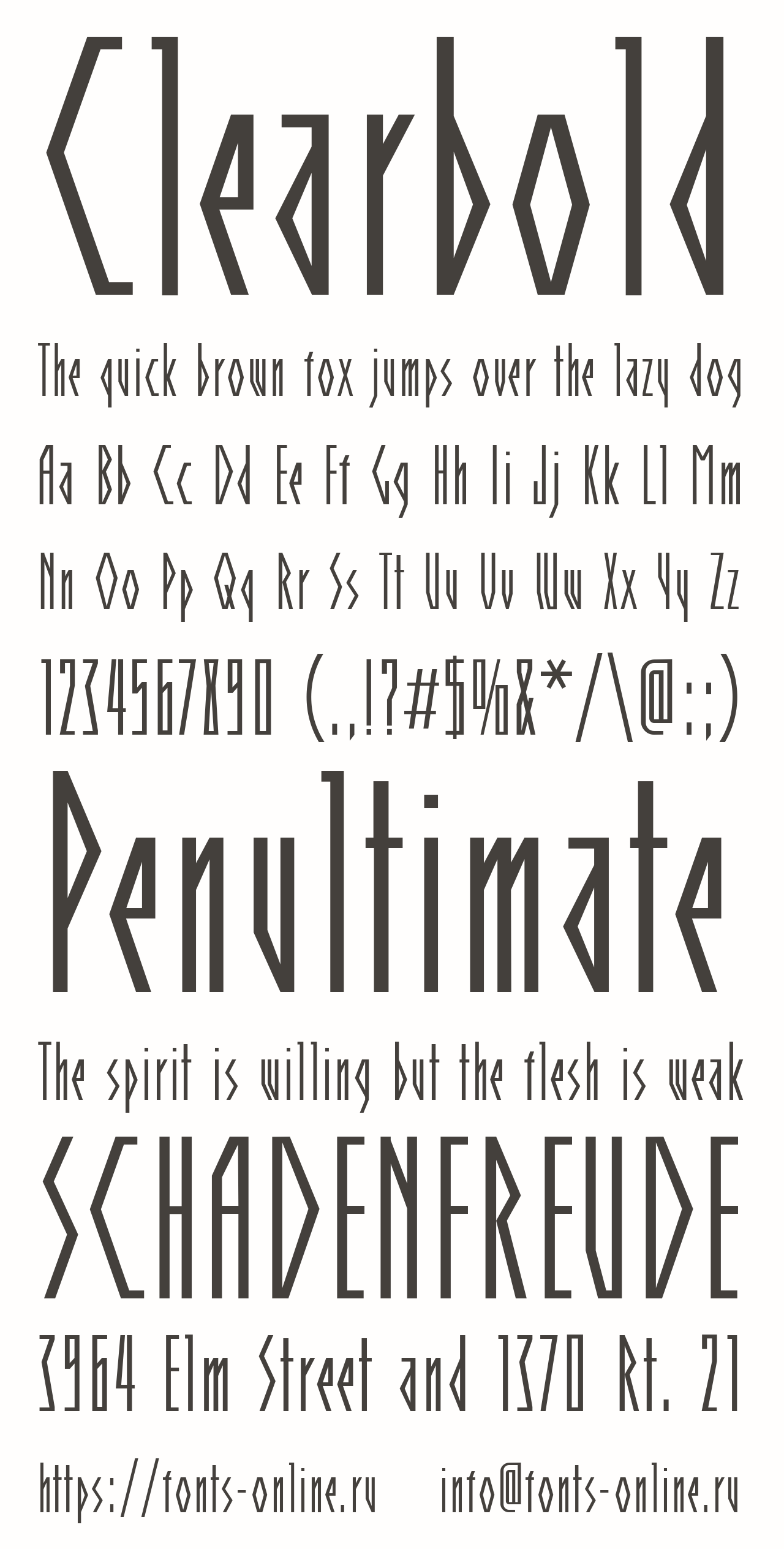 Clearbold Free Font Download