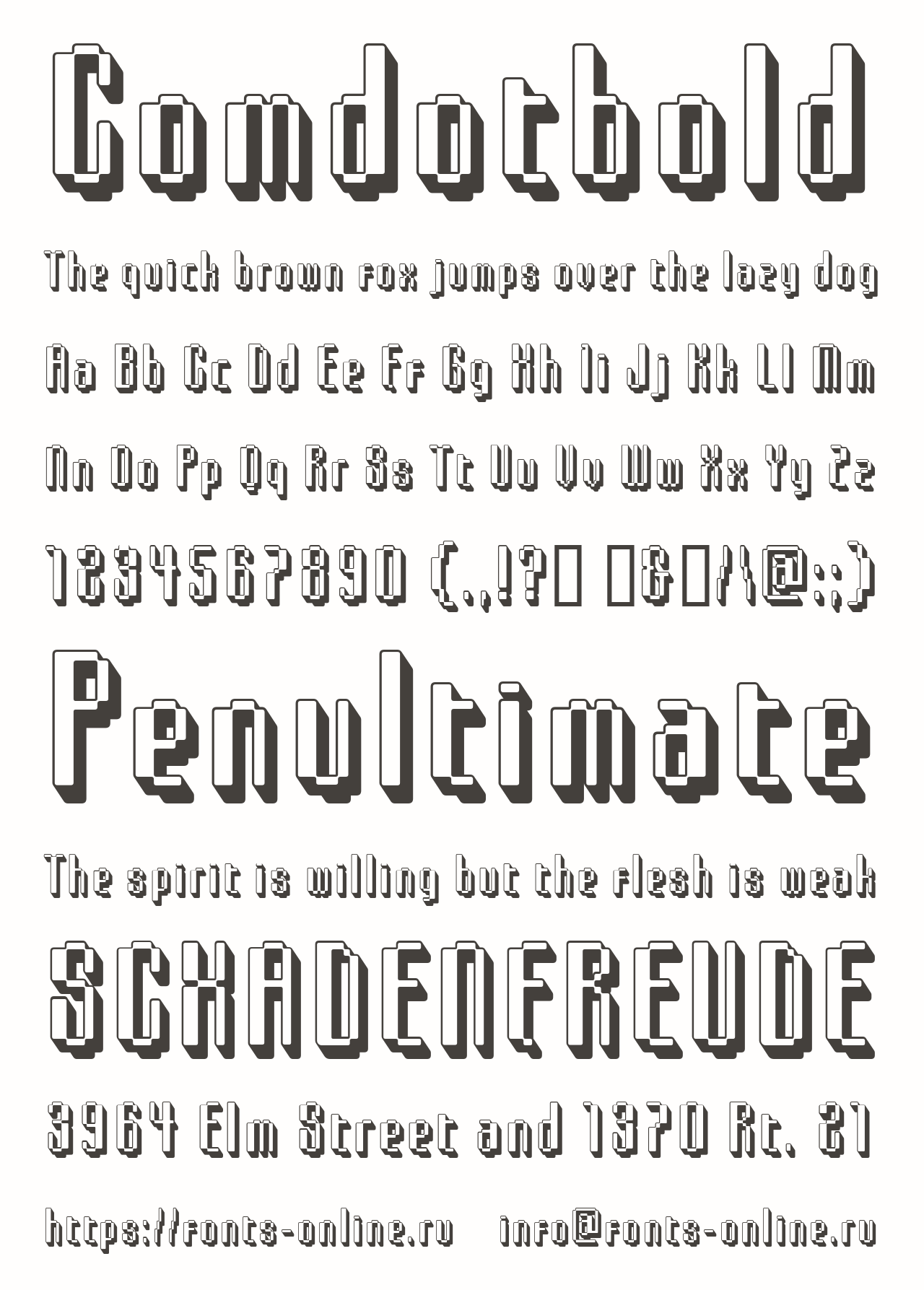 Comdotbold Free Font Download