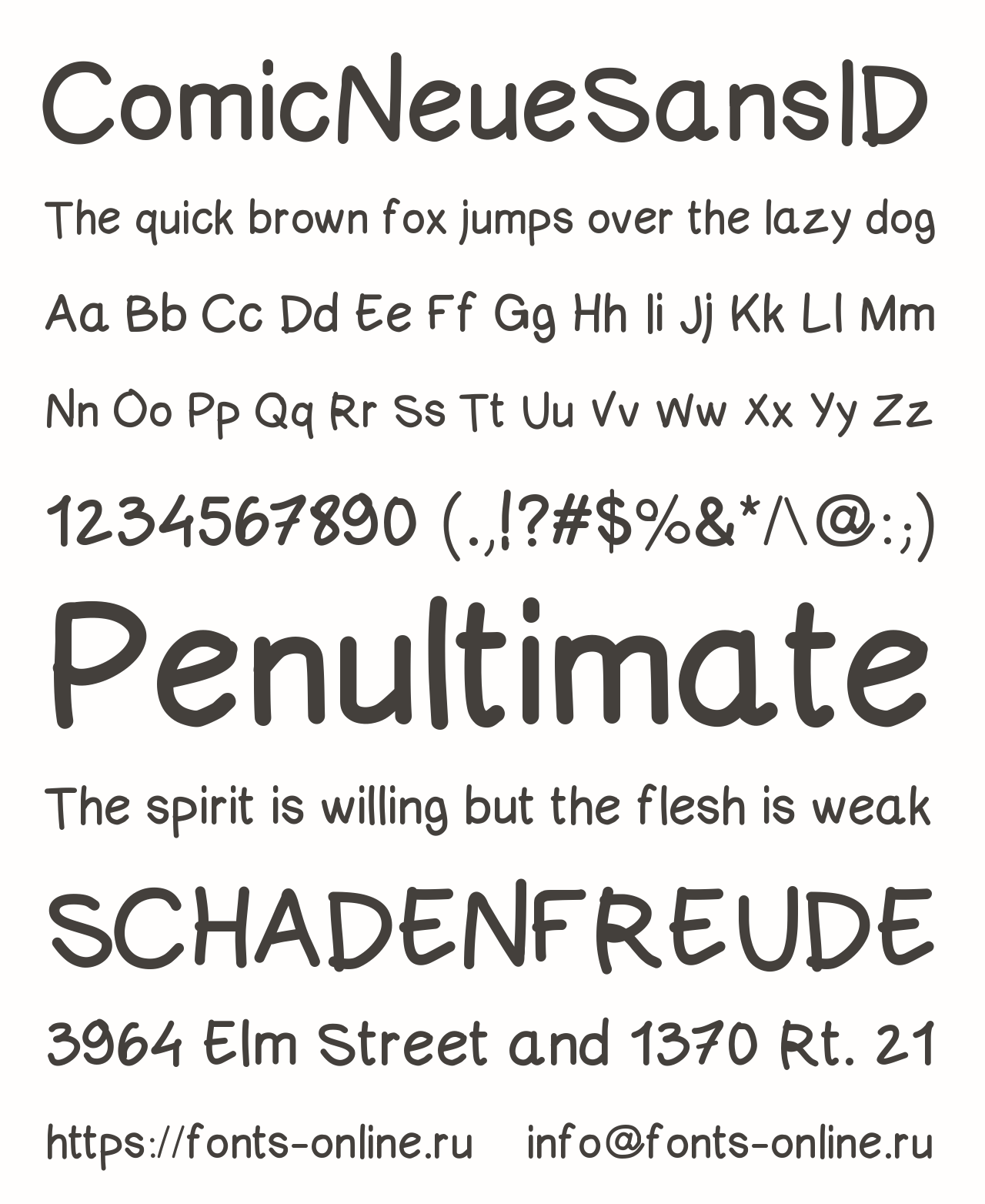 ComicNeueSansID Free Font Download