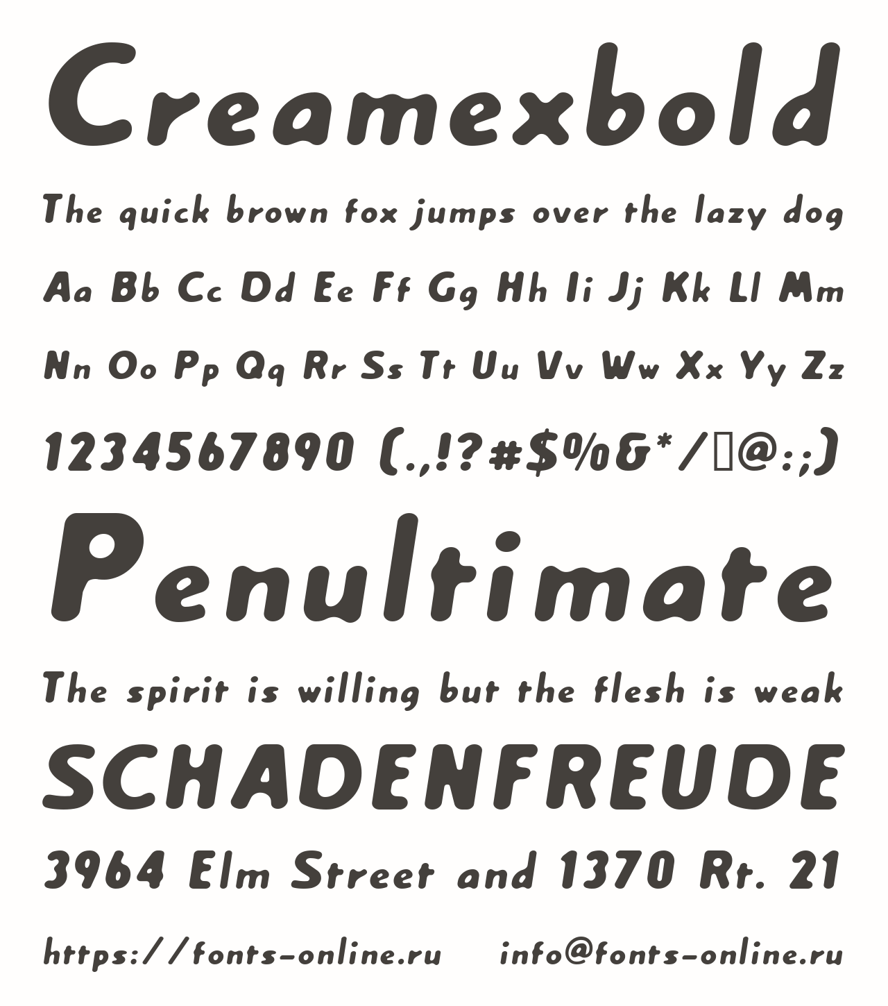Creamexbold Free Font Download