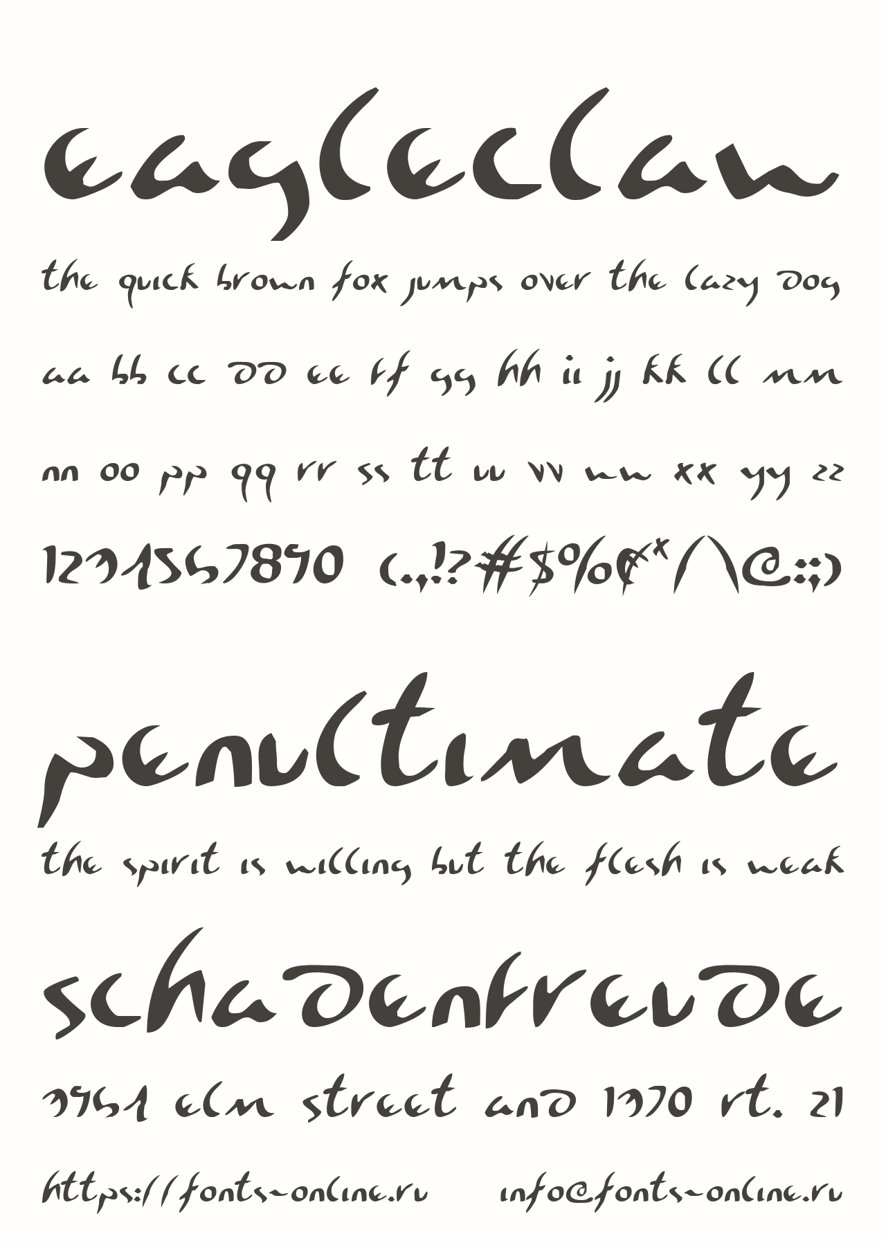 Eagleclaw Free Font Download