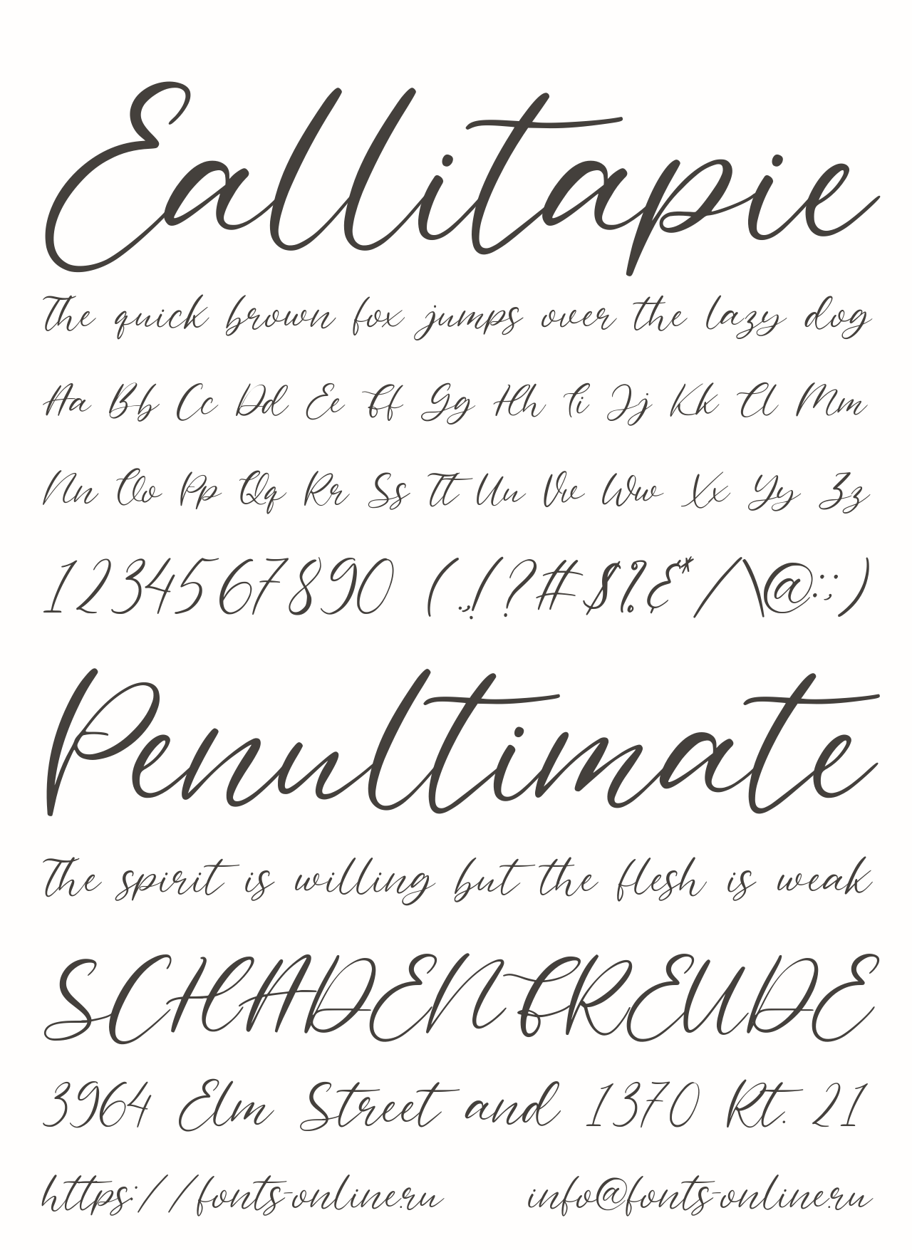 Eallitapie Free Font Download