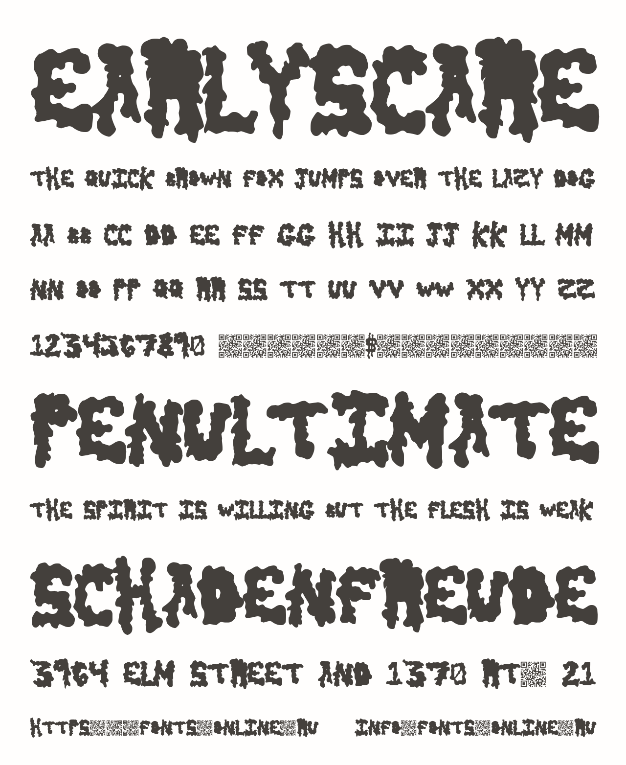 EarlyScare Free Font Download