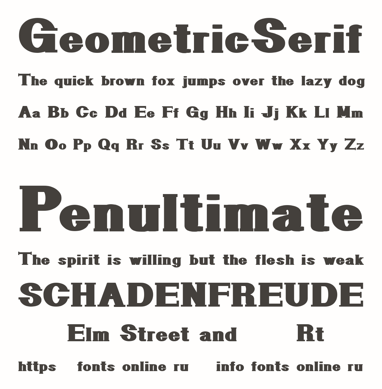GeometricSerif Free Font Download