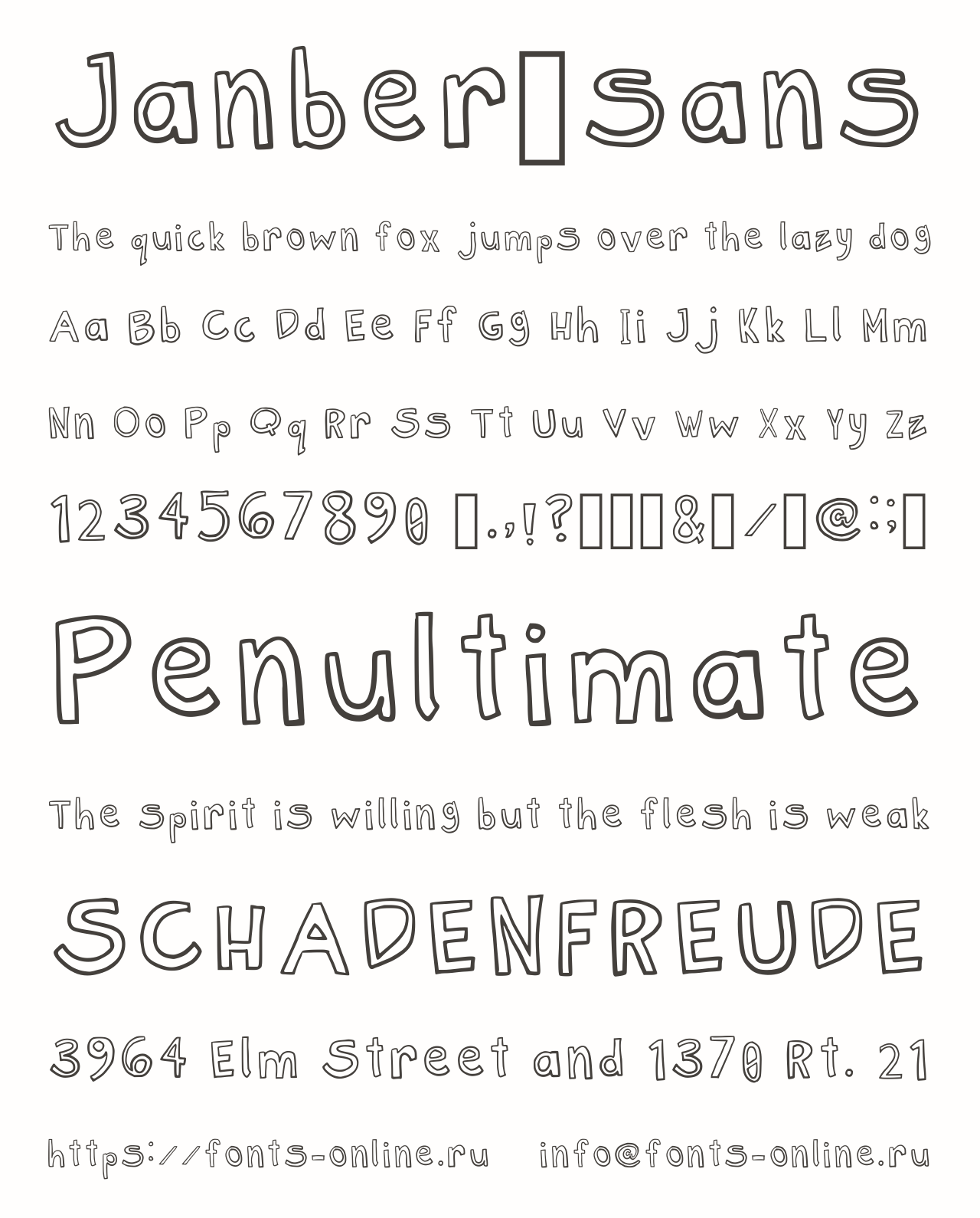 Janber_sans Free Font Download