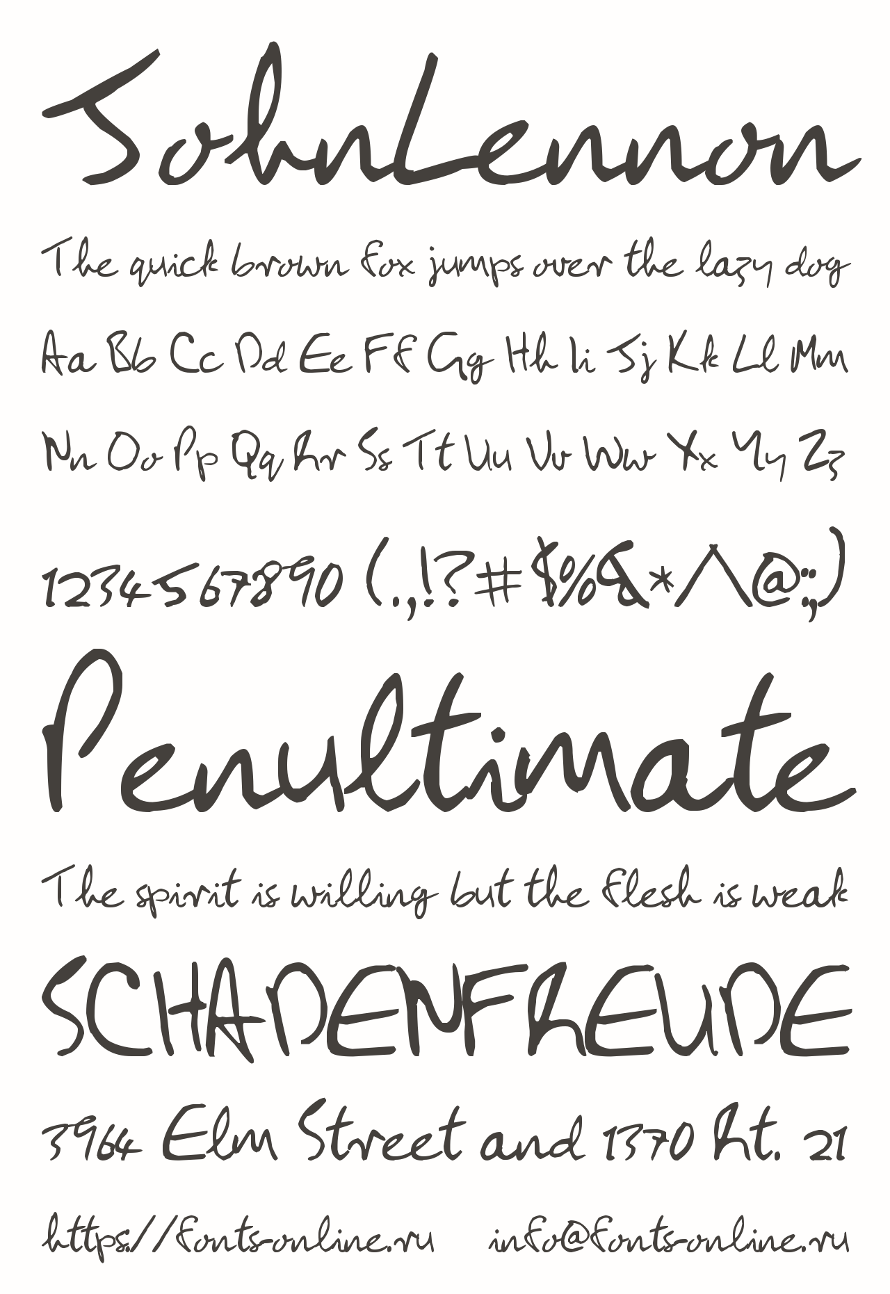 JohnLennon Free Font Download