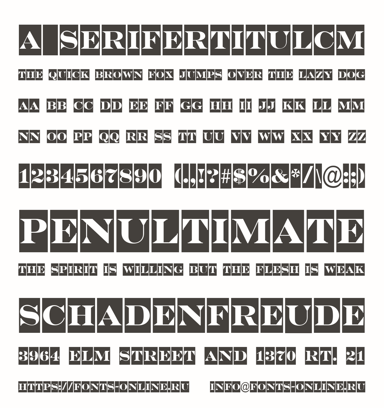 a_SeriferTitulCm Free Font Download