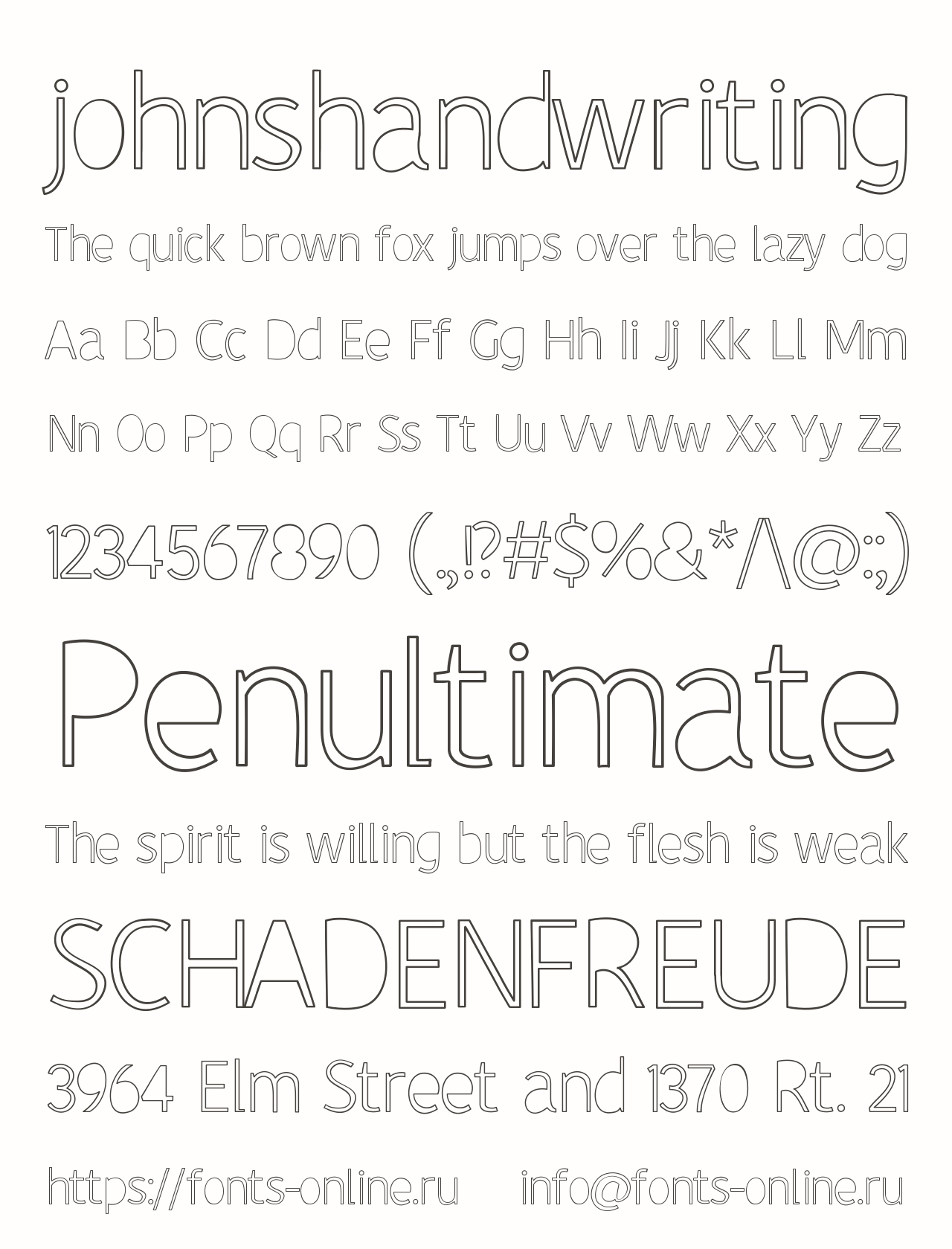 johnshandwriting Free Font Download